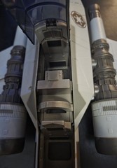🔥🔥2008 STAR WARS: THE CLONE WARS ARC-170 (SHADOW SQUADRON) FIGHTER – COMPLETE