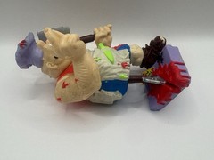 Vintage 1990 TMNT Pizza face Playmates Figure Ninja Turtles