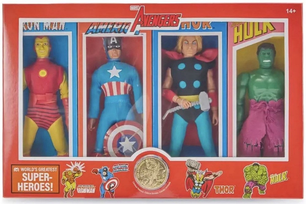 Disney Parks 2025 Mego Marvel Avengers Figure Set