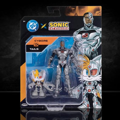 DC x Sonic the Hedgehog Multipack – Cyborg & Tails as Cyborg Action Figures