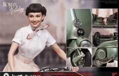 Blitzway 1/4 Roman Holiday-Princess Ann & 1951 Vespa 125 Scooter Statue INSTOCK