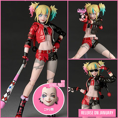 Revoltech Harley Quinn Isekai Suicide Squad Ver w/Bonus Parts PSL Release on JAN