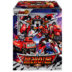 Metal Cardbot W Season 3 BLAION Fire Truck Transforming Robot Toy SAMG Fast Ship