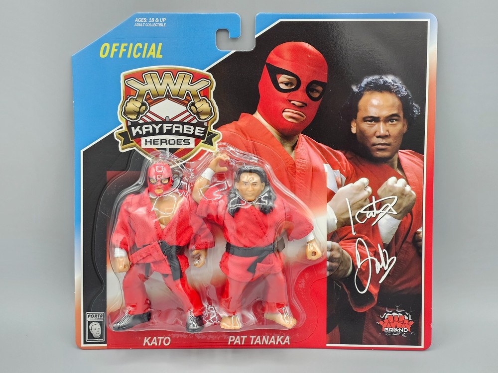 KWK Kayfabe Heroes Orient Express MOC WWF Hasbro Style Retro Wrestling Figures