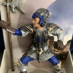 New Schleich World of History Exclusive Blue 72031 Dragon Knight W/ Pole Arm