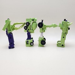 TRANSFORMERS G1 (1985) CONSTRUCTICONS Bonecrusher Scavenger Mixmaster Scrapper