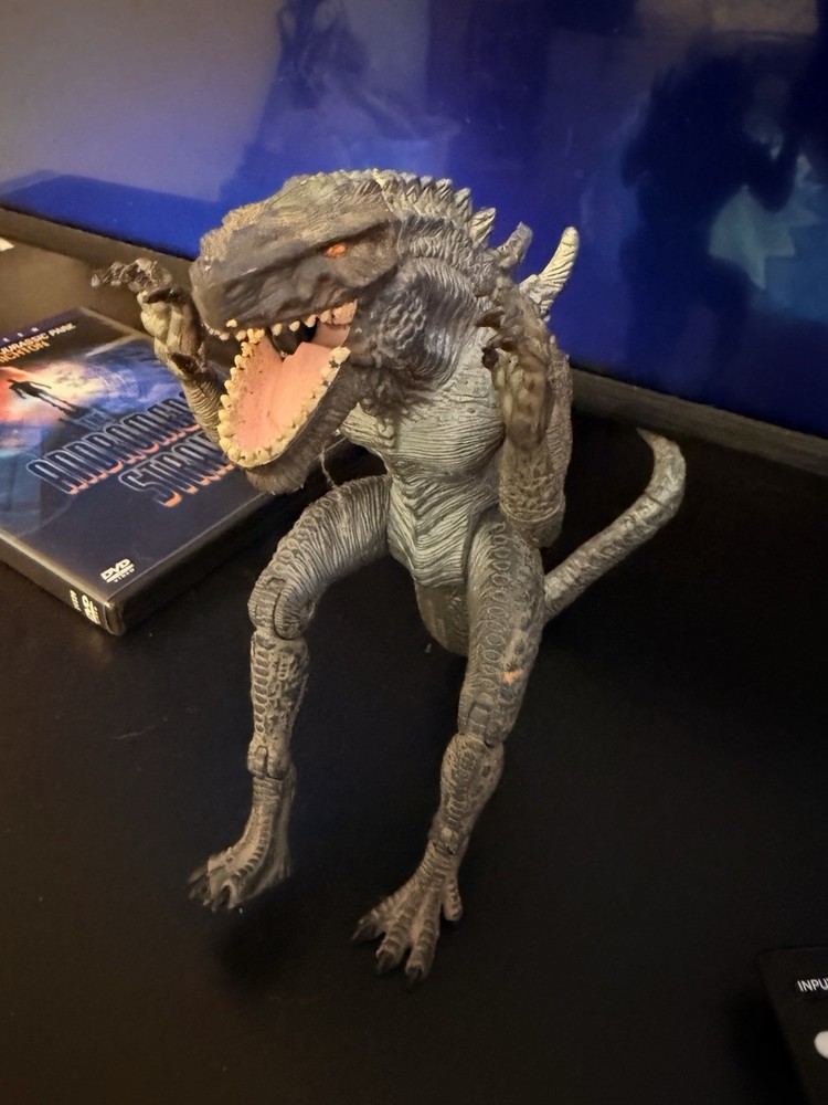 1998 Godzilla Movie Tokusatsu Action Figure Missing Projectile In Mouth Vtg Htf