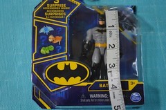 Spin Master DC Batman with 3 Surprise Accessories Inside 4in New In Sealed Box