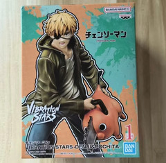 Genuine VIBRATION STARS Chainsaw Man Pochita POWER Denji Anime Action Figures M