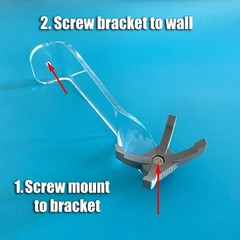 Star Wars TIE Fighter Wall Display Bracket – fits vintage to modern