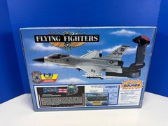 Vintage Hasbro Flying Fighters F-16 Jet Fighting Falcons Black Widow 1989 ~New