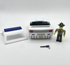 ROBL0X SHERIFF: NEIGHBORHOOD OF ROBLOXIA PATROL CAR Figure COMPLETE (NO CODE)