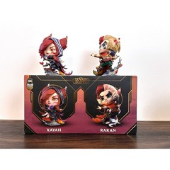League of Legends Series 3 Xayah Rakan Duo Vinyl Figures Collectible