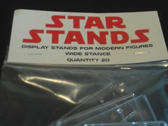 20 x Star Wars Modern Action Figure DISPLAY STANDS – 1995 onwards T5c
