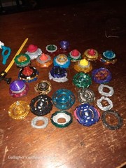 BEYBLADE LOT Launchers Spinners Metal and Plastic