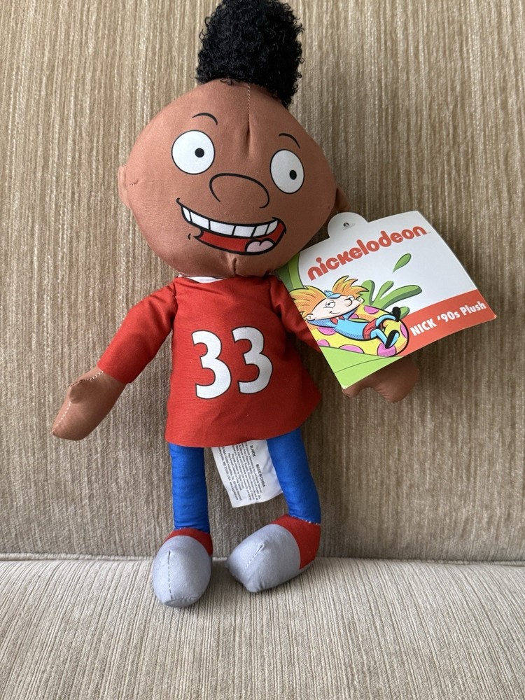 Hey Arnold GERALD BOY Nickelodeon Nick ’90s 13″ Plush STUFFED ANIMAL Toy NEW A&A