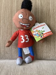 Hey Arnold GERALD BOY Nickelodeon Nick ’90s 13″ Plush STUFFED ANIMAL Toy NEW A&A