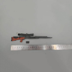3D Printed 1:6 French FR-F2 Sniper Rifle Model for Action Figures Toy Gun Gift