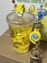 Tokidoki Unicorno Beverage Besties Lemonina Fizz 3″ Vinyl Keychain Bag Charm New