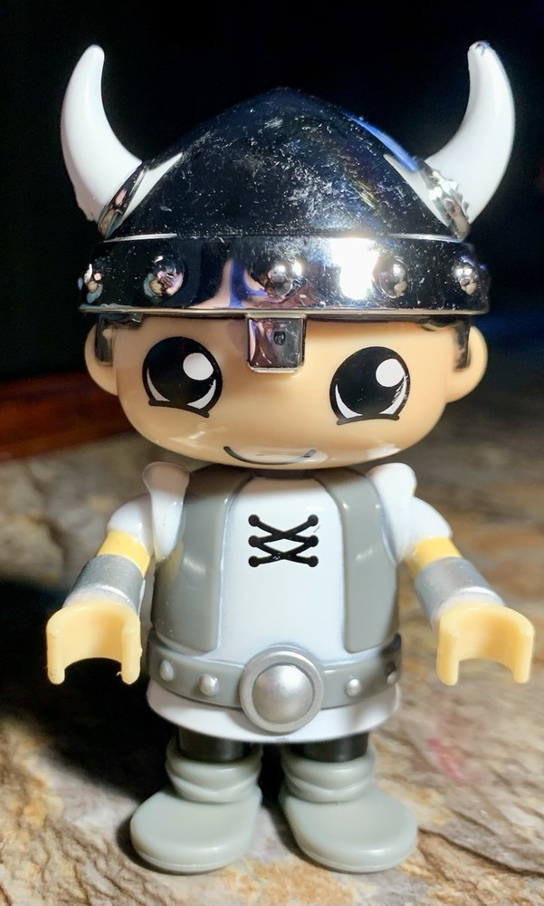 Ryan’s World Ryan Silver Viking 3″ Action Figure W/white Horns- Bonkers Toys