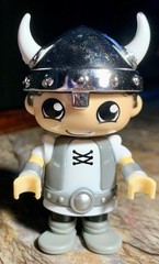 Ryan’s World Ryan Silver Viking 3″ Action Figure W/white Horns- Bonkers Toys