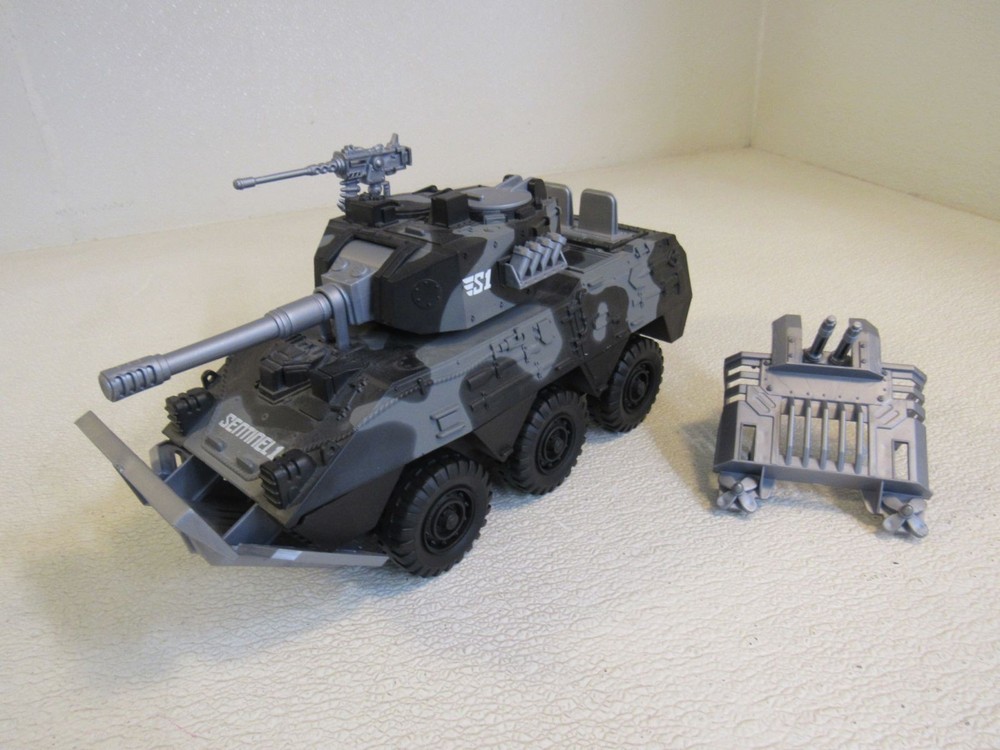 Toys R Us Sentinel 1 Tank Gray/Black Top Opens 5F5EC17 09317