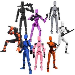 New Titan 13 Action Figures T13 Figure 3D Printed Multi-Jointed Movable Lucky 13