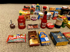 HUGE LOT OF 60+ ZURU MINI BRANDS FOOD, SNACKS, DRINKS & COLLECTOR’S CASE (AS IS)