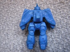 Panzer World Galient ERASER FIGURE lot of 2 (blue & orange) Keshi
