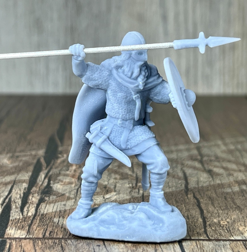 Figure Viking 54mm (60mm) soldiers of a warrior of the north Tabletop Miniature