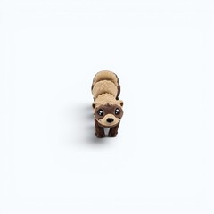 25 PCS Articulated Mini Ferret Bandit Toy 2.85″ USA Made, Pick-A-Color, Fidget