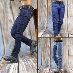 1/6 Scale Soldier Classic Jeans & Belt Model For 12” Male Action Figure Body