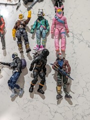 Jazwares Fortnite Lot of Action Figures Weapons Mixed Rare Treasure Chest