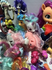 My Little Pony Hasbro Ponies Brushables Equestria Girls Lot Of 60+ MLP