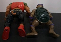 Vintage TMNT Mixed Lot of 8 Playmates 1990s Rocksteady Casey Jones & MORE!! Good