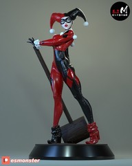 20cm Harley Quinn Figure – 12K Resin Handmade & Hand-Painted Collectible