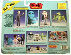 1988 Matchbox Playhouse Pee-Wee Herman, Scooter & Helmet Figure Set Sealed READ