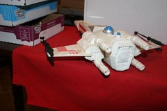 Vintage 1978 KENNER Star Wars X-WING Fighter working wings and light