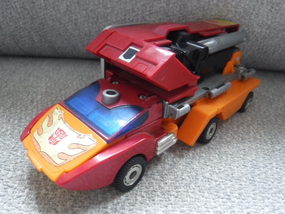 Transformers RODIMUS PRIME figure INCOMPLETE rubber 1986 Hasbro Vintage 7″ G1