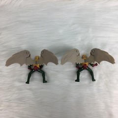 HAWKMAN JUSTICE LEAGUE A1114 4″ Lot Of 2 DC Comics 2016 McDONALD’S Flapping Wing