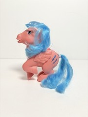 Vintage 1983 My Little Pony G1 Firefly Pink Blue Lightning Bolts Pegasus Wings