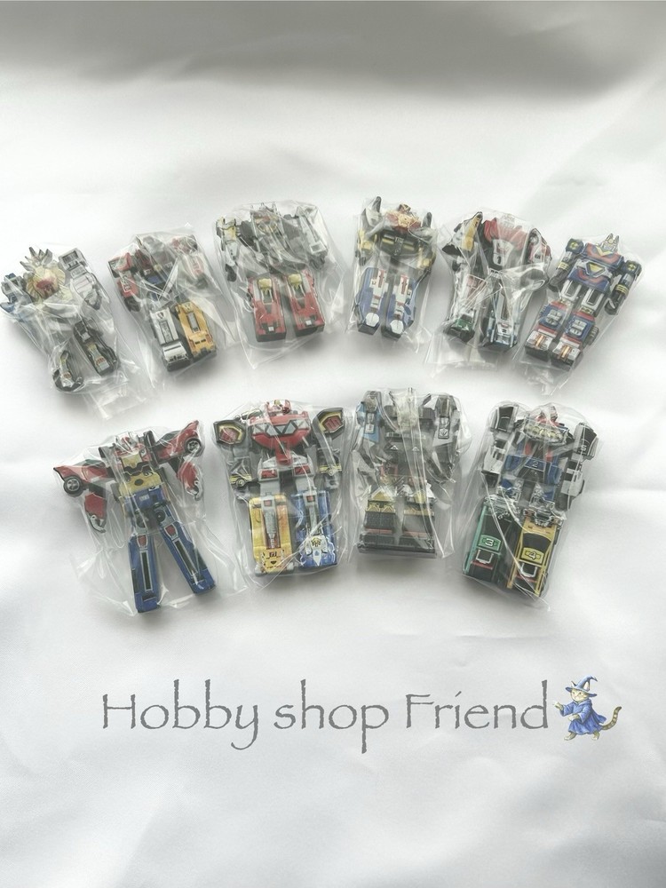 Super Sentai Robo Charm Mini Figure Full Set 10 Dairanger Gaoranger Japanese