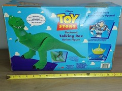 Disney TOY STORY Electronic Talking Rex 1996 Thinkway BOX Original Voice