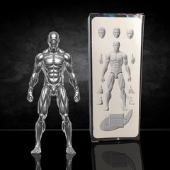 Vitruvian H.A.C.K.S. Character Blanks Chrome Male 1:18 Scale Action Figure