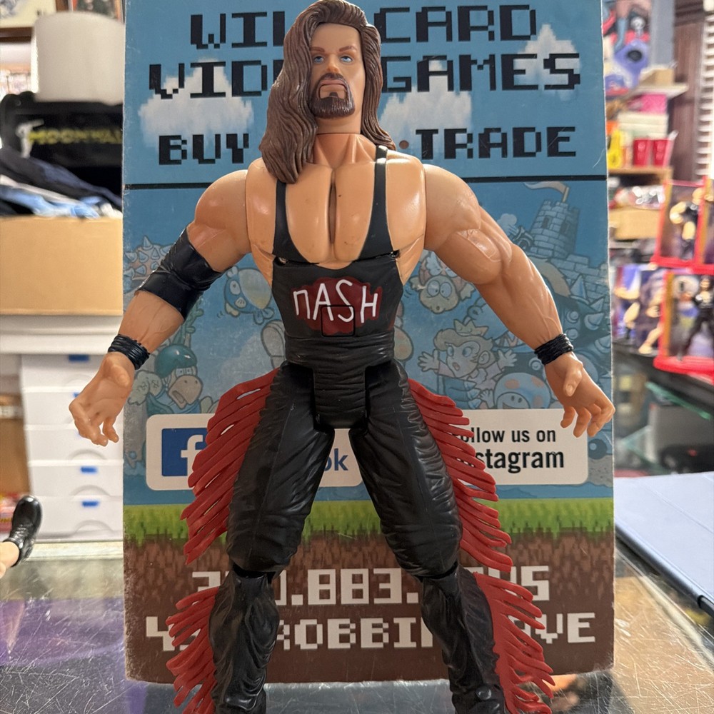 WCW Tuff Talkin’ 12” Kevin Nash Figure – Untested & Konnan For Buyer