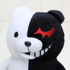 Danganronpa Monokuma Plush Toy 25/40cm Black White Bear Stuffed Doll Gift