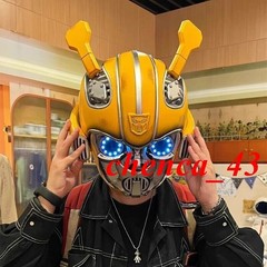 US Now!!! Killerbody 1:1 Bumblebee Mask LED Light Transform Cosplay Props w/ Box