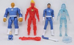 Loose lot of 5 First Steps Fantastic Four MCU figures 3.75″ scale