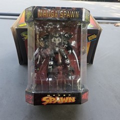 McFarlane Toys Manga Spawn Action Figure Boxed Black/Silver Plastic Comics