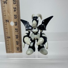 Hasbro Medabots Blackram Figure Black Wing Goat Robot 2.5″ 2001 Vintage Takara